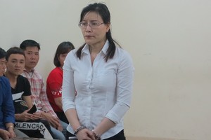 Bị cáo Vũ Huyền Vi.