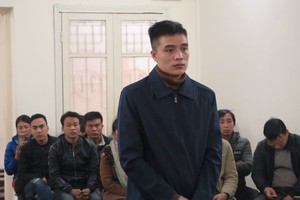 Bị cáo Luân tại tòa.