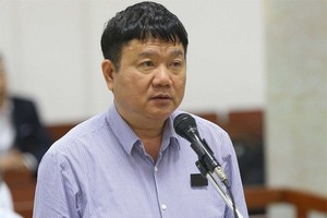 Ông Đinh La Thăng tại phiên tòa năm 2018.