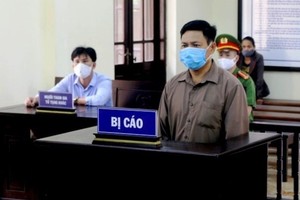 Bị cáo tại phiên tòa sơ thẩm. Ảnh Nhân dân