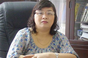 Bà Đỗ Thị Cẩm Thúy thời còn là Chủ tịch HĐQT CTCP Đá Spilít.