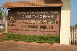 Bia Sài Gòn – Miền Trung (SMB) tạm ứng cổ tức năm 2020 tỷ lệ 25%
