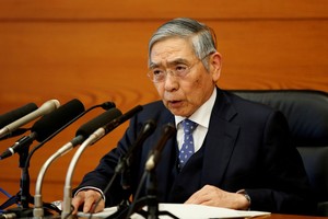 Ông Haruhiko Kuroda, Thống đốc Ngân hàng Trung ương Nhật Bản (BOJ).