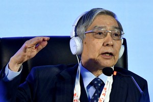 Thống đốc ngân hàng trung ương Nhật Bản (BOJ) Haruhiko Kuroda 