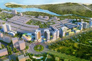 Phối cảnh tổng thể dự án KĐT mới Bắc Vũng Tàu
