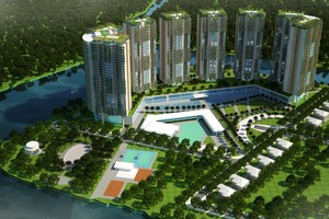 Dự án Gia Việt Riverside với diện tích 92.000 m2, vị trí nằm tại trung tâm thị trấn Nhà Bè