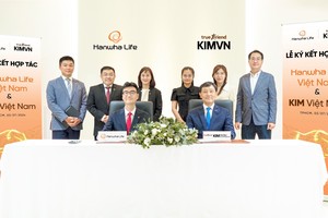 KIM Việt Nam cùng Hanwha Life Việt Nam hợp tác ra mắt quỹ đầu tư Tăng trưởng Chiến lược