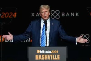Ông Trump phát biểu tại Hội nghị Bitcoin 2024 hồi tháng 7, tại Mỹ