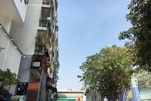 UBND TP.HCM đồng ý tháo dỡ chung cư 518 Võ Văn Kiệt bị nghiêng