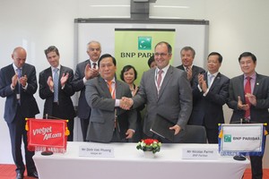 BNP Paribas thu xếp 270 triệu USD mua 3 máy bay cho VietJetAir