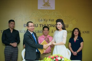 Á hậu Dương Tú Anh làm Đại sứ thương hiệu của Tân Hoàng Minh