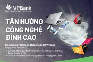 Nhiều phần quà dành tặng khách hàng mở thẻ tại VPBank