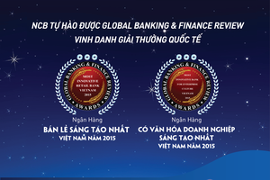 NCB: Ngân hàng bán lẻ sáng tạo nhất Việt Nam năm 2015