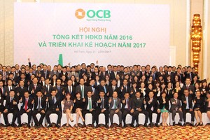 Năm 2016, OCB đạt lợi nhuận 484 tỷ đồng, nợ xấu 1,51%