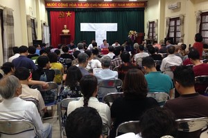 Đẩy nhanh tiến độ, sớm về đích dự án mở rộng đường Vũ Trọng Phụng