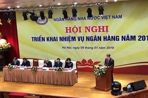 Thống đốc NHNN Lê Minh Hưng phát biểu tại Hội nghị