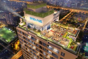 Chủ đầu tư đã hoàn thành tiêu chí nâng cao đời sống tinh thần qua việc tạo dựng không gian sinh hoạt trên cao