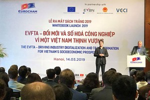 Ông Nicolas Audier và Ông Denis Brunetti, Đồng Chủ tịch EuroCham tại sự kiện.