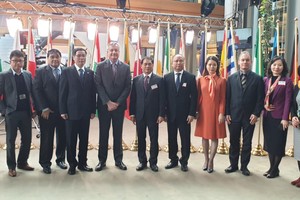 EuroCham và Đại sứ quán Việt Nam tại EU cùng ông Bùi Thanh Sơn, Thứ trưởng Bộ Ngoại giao tham dự phiên bỏ phiếu của Quốc hội EU tại Strasbourg, Pháp hôm 12/2.