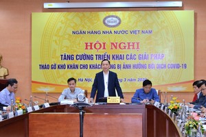 Phó Thống đốc NHNN Việt Nam Đào Minh Tú chủ trì cuộc họp