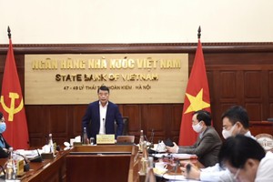 Thống đốc Ngân hàng Nhà nước Lê Minh Hưng phát biểu tại Hội nghị