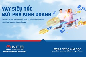 NCB đẩy mạnh cho vay sản xuất kinh doanh cuối năm