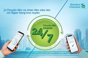 Standard Chartered Việt Nam triển khai dịch vụ chuyển tiền liên ngân hàng 24/7 và dịch vụ thu tiền sử dụng mã QR