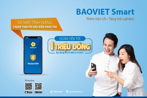 BAOVIET Bank hoàn tiền tới 1 triệu đồng cho khách hàng