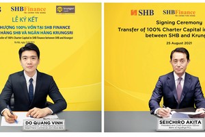 SHB sẽ chuyển nhượng 100% vốn tại SHB Finance cho Krungsri (Tập đoàn MUFG – Nhật Bản)