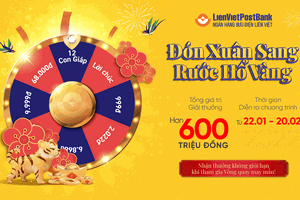 “Đón xuân sang - Rước hổ vàng” cùng LienVietPostBank