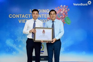 VietinBank vinh dự nhận giải thưởng Trung tâm Dịch vụ khách hàng dẫn đầu Việt Nam 2022