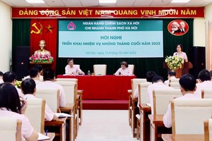 9 tháng đầu năm 2022, tổng dư nợ các chương trình tín dụng chính sách trên địa bàn thành phố Hà Nội của NHCSXH đạt 12.746 tỷ đồng