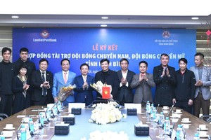LienVietPostBank tài trợ đội bóng chuyền Nam – Nữ Ninh Bình