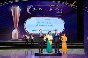 9 sản phẩm công nghệ thông tin của BIDV đạt giải Sao Khuê 2023