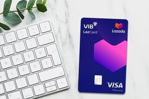 Dòng thẻ đồng thương hiệu của Lazada và VIB có chi tiêu trung bình cao gấp 5 lần chi tiêu bình quân các dòng thẻ của ngân hàng này