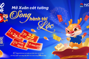 Không chỉ hưởng các ưu đãi hấp dẫn, khách hàng còn có cơ hội trúng tới 26 chỉ vàng khi chơi game trên NCB iziMobile dịp đầu xuân