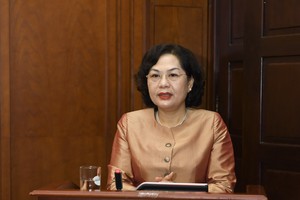 Thống đốc NHNN Việt Nam Nguyễn Thị Hồng phát biểu tại Hội nghị