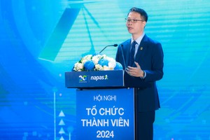 Ông Nguyễn Quang Hưng, Chủ tịch HĐQT NAPAS phát biểu tại sự kiện