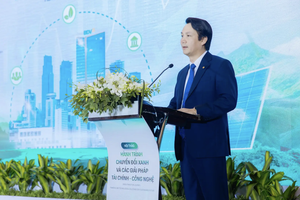 Ông Trần Long - Phó tổng giám đốc BIDV phát biểu tại Hội thảo