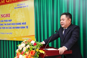 Phó Thống đốc NHNN Nguyễn Ngọc Cảnh phát biểu tại sự kiện
