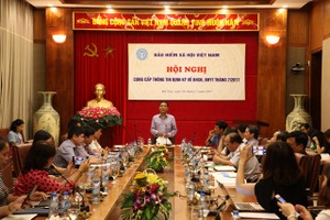 Số thu toàn ngành Bảo hiểm xã hội 6 tháng đầu năm là 140.304 tỷ đồng đạt 49,53% so với kế hoạch Thủ tướng Chính phủ giao năm 2017