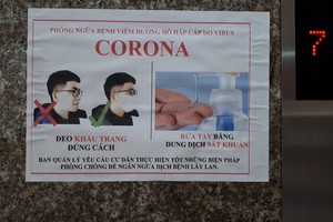 Dân chung cư chủ động phòng, chống virus Corona