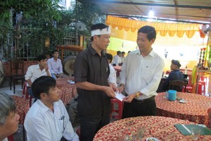 MIC hỗ trợ gia đình nạn nhân tai nạn xe ô tô tại Quảng Trị