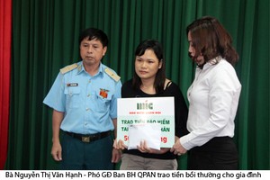 MIC trao 550 triệu đồng cho gia đình chiến sỹ bị tai nạn máy bay Mi 171