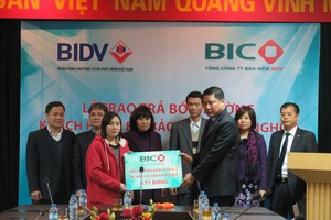 4 tỷ đồng bảo hiểm cho chủ doanh nghiệp được BIC trao khách hàng