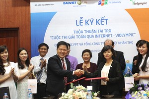 Bảo Việt Nhân thọ tài trợ cho cuộc thi ViOlympic