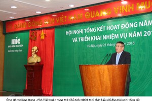 Năm 2016, MIC đặt mục tiêu tổng doanh thu đạt 2.000 tỷ đồng