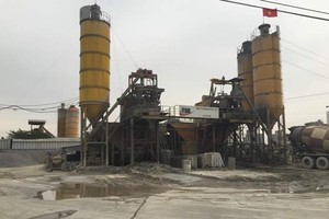 Trạm trộn bê tông gần Khu chung cư Dương Nội