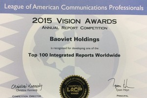 Bảo Việt giành nhiều giải thưởng quốc tế