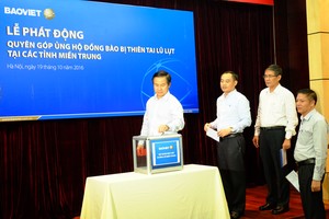 Bảo Việt ủng hộ 1 tỷ đồng cùng miền Trung vượt lũ